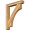 Ekena Millwork Westlake Block Rough Sawn Bracket w/ Offset Brace, Western Red Cedar, 6"W x 34"D x 42"H BKT0604X34X42WTL05RWR - alternate 1